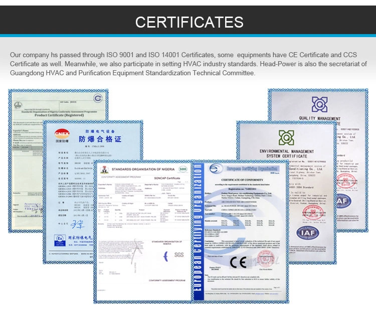 Medical Air-Cooled Commercial Rooftop Package-Type Air Conditioner R407c